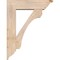 Ekena Millwork Legacy Traditional Smooth Bracket w/ Offset Brace, Douglas Fir, 7 1/2"W x 28"D x 36"H BKT0806X28X36LEC01SDF - alternate 2